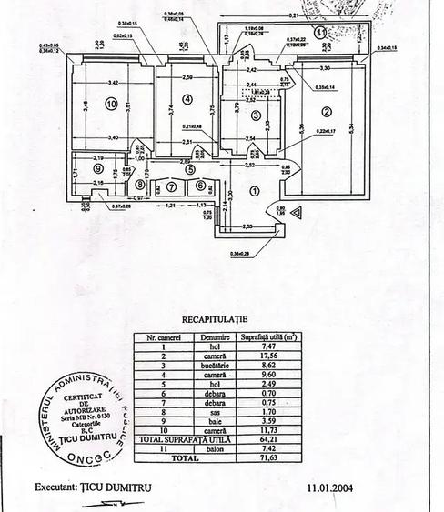 Apartament 3 camere De Vanzare Sos Pantelimon Sectia 9 Mobilat - 17