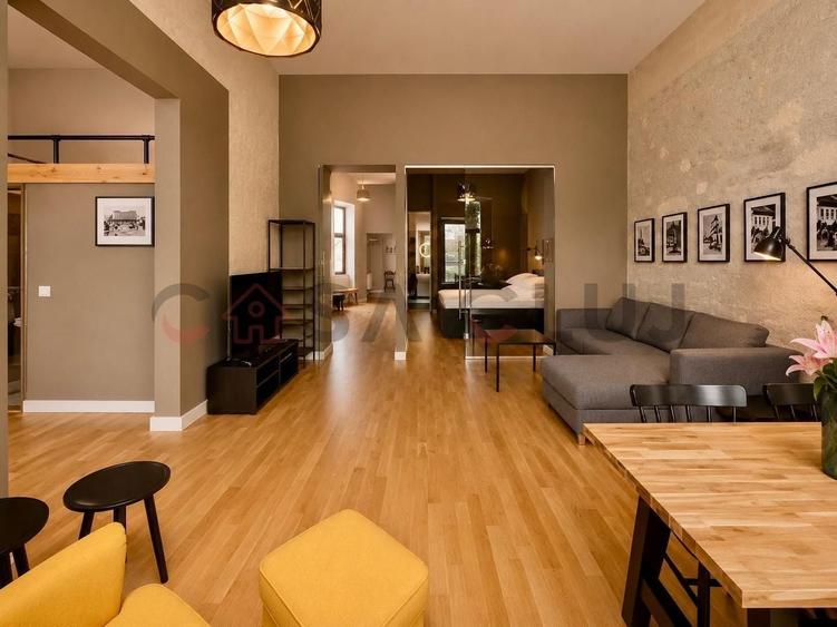 Apartament cu 3 camere semidecomandat, mobilat în Central