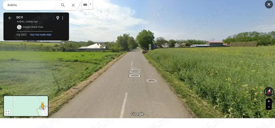 Teren de 500 mp, în Avântu