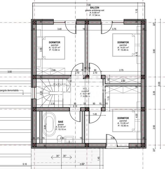 Casă individuală cu 5 camere cu Teren 440 Mp în Șura Mică