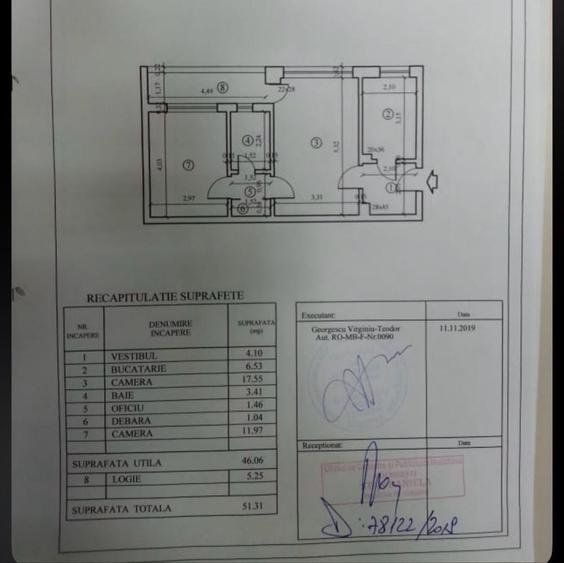 Apartament cu 2 camere semidecomandat, mobilat în Mihai Bravu