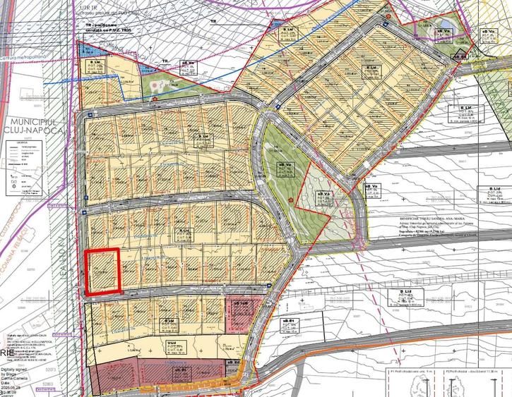 Teren de 1240 mp, în Feleacu