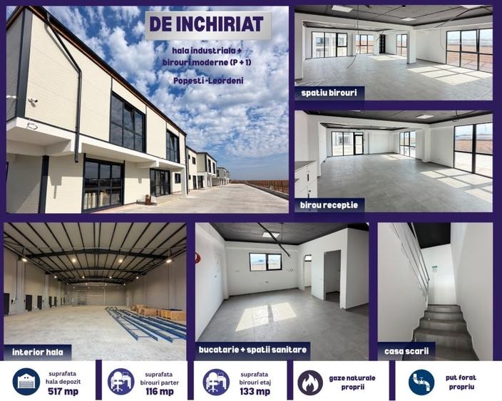 Spațiu industrial, de 759 mp, în Central