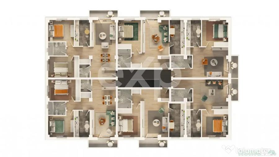 Apartament cu 2 camere decomandat în Trivale