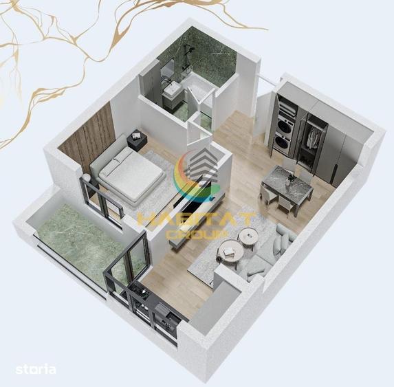 Apartament cu 2 camere în Central