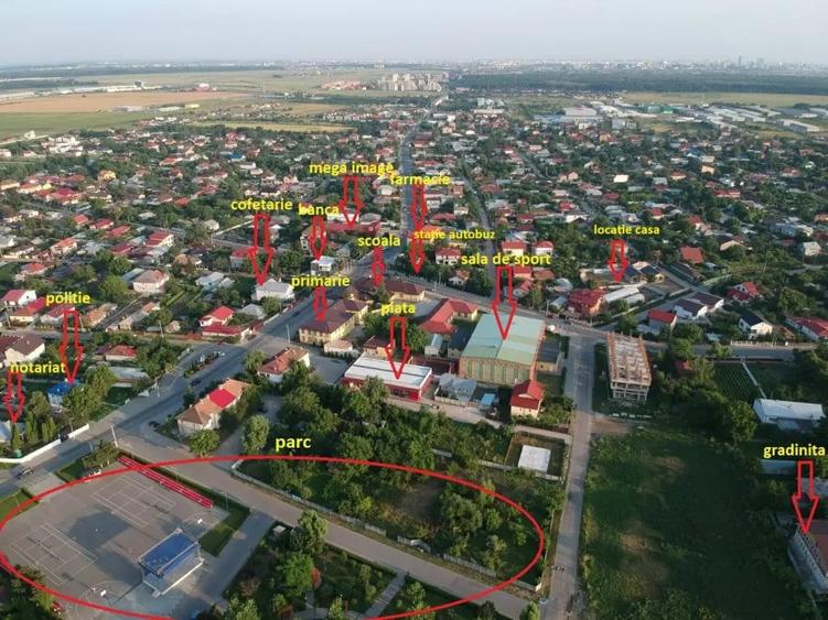 Casă cu 4 camere în Tunari