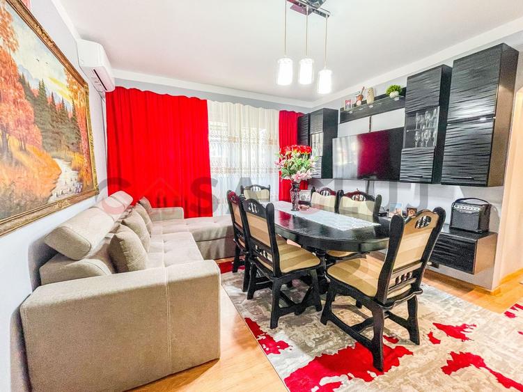 Apartament cu 4 camere semidecomandat, mobilat în Mănăștur
