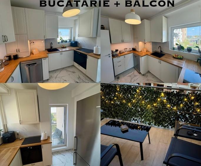 Apartament cu 3 camere decomandat, mobilat în Central