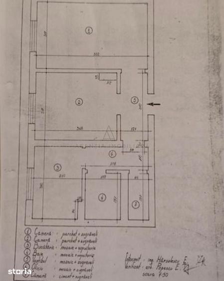Apartament cu 2 camere decomandat în Floreasca