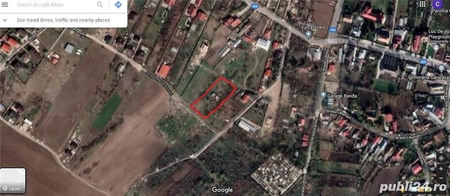 Teren de 2600 mp, în Găneasa