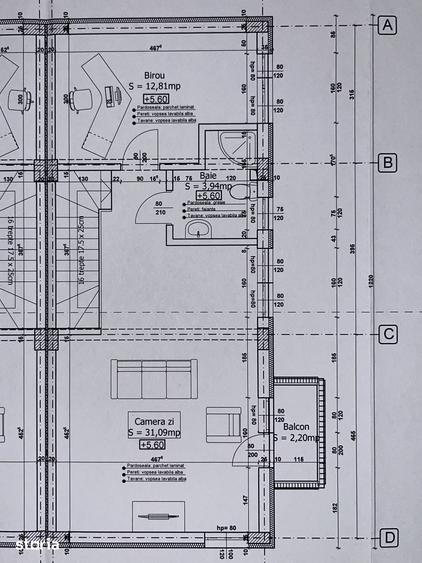 Casă cu 5 camere cu Teren 250 Mp în Central