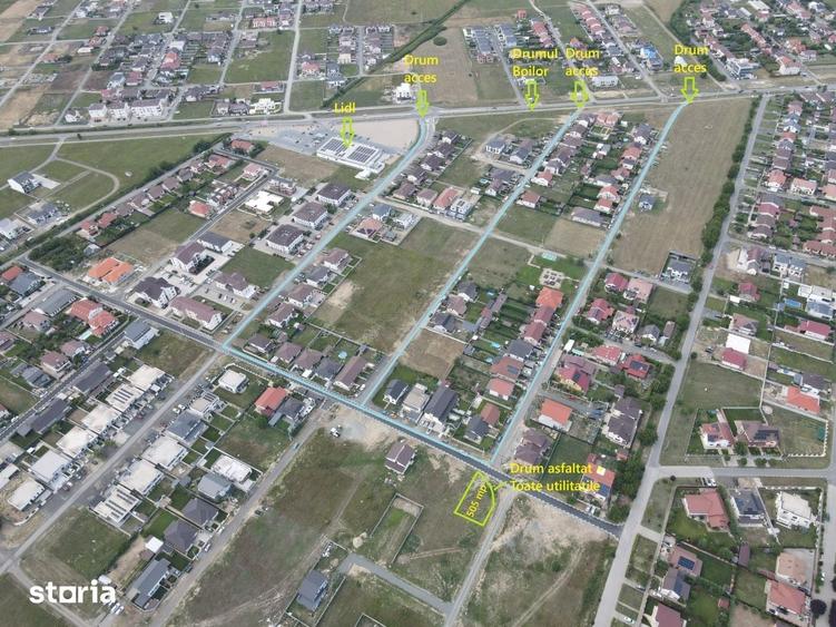 Teren de 505 mp, în Dumbrăvița