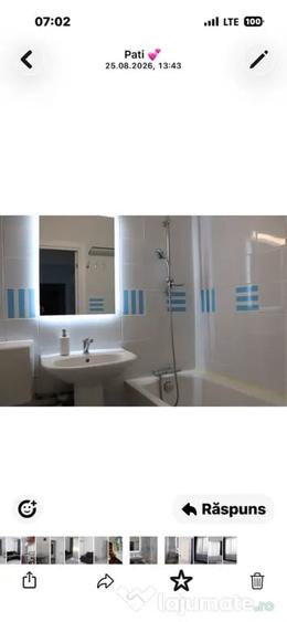 Apartament cu 3 camere semidecomandat în Central