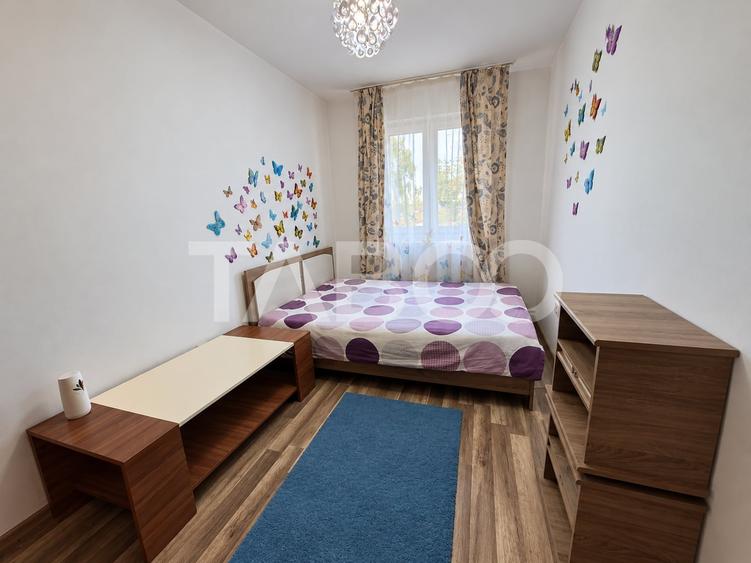 Apartament cu 3 camere semidecomandat, mobilat în Țiglari