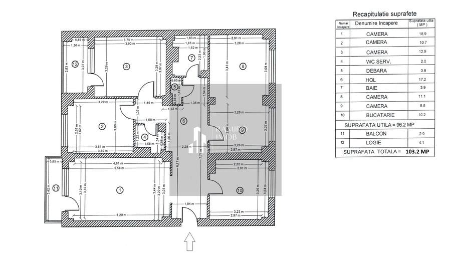 Apartament cu 4 camere decomandat, mobilat în Chișinau