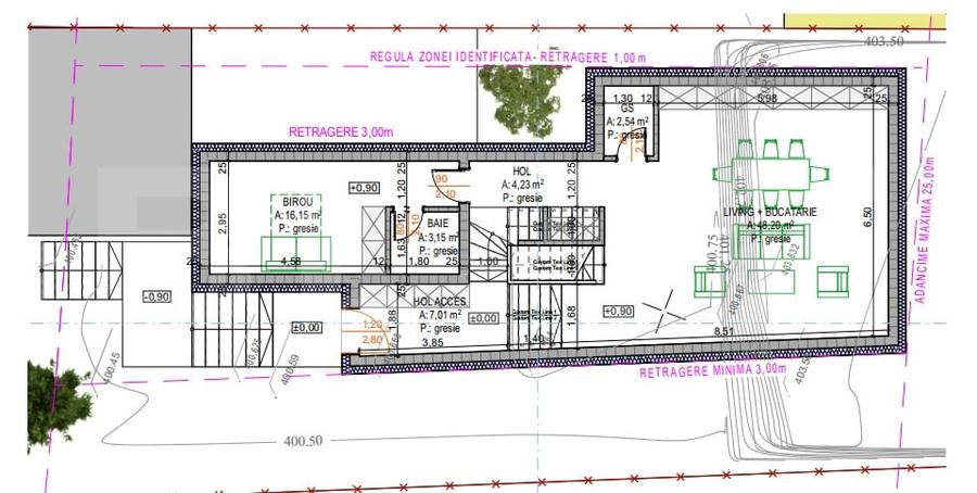 Casă individuală cu 5 camere cu Teren 619 Mp în Grigorescu