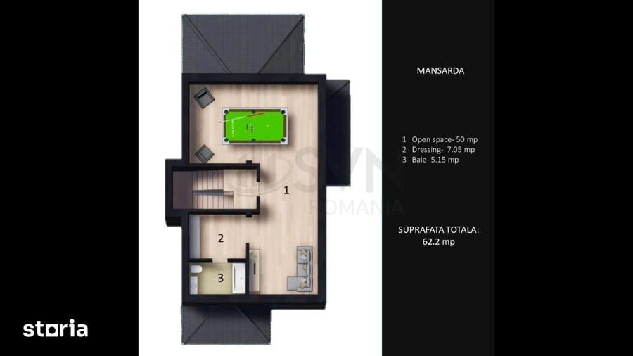 Vila cu mansarda de vanzare Corbeanca central - 1