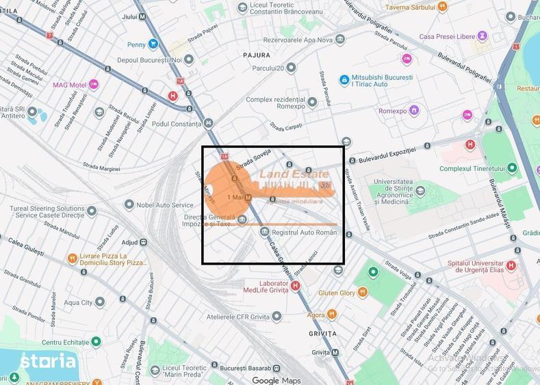 Apartament cu 2 camere semidecomandat, mobilat în 1 Mai