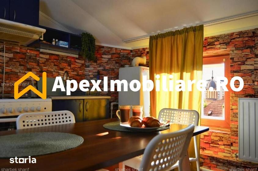 Apartament cu 2 camere semidecomandat în Centrul Istoric