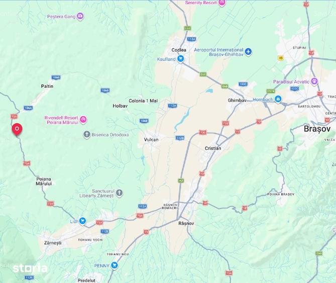 Teren fanea?a 42.100 mp, Poiana Marului, Valea Lunga - 1