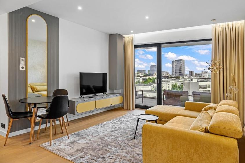 Apartament cu 2 camere semidecomandat, mobilat în Herăstrău