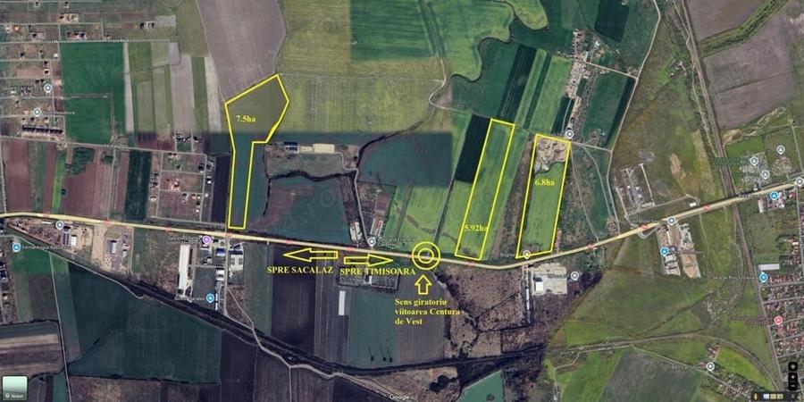 Teren de 202200 mp, în Central