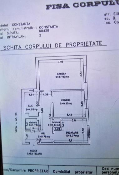 Inel 2, parter inalt, doua camere decomandate. - 14