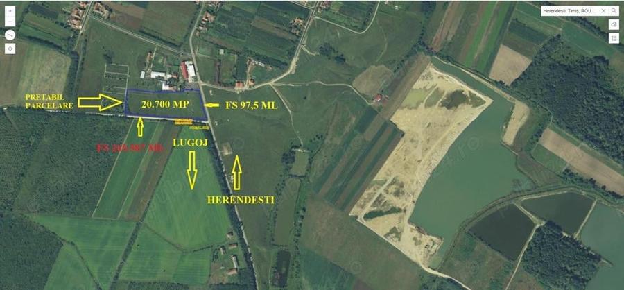 Teren de 20700 mp, în Central