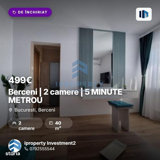 Apartament cu 2 camere semidecomandat în Central