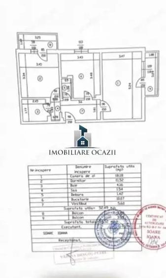 Apartament cu 2 camere decomandat, mobilat în Giurgiului