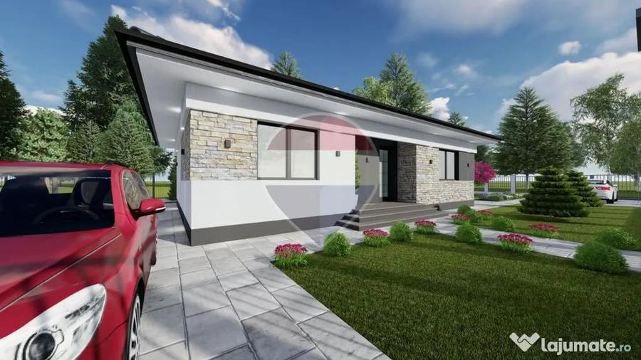 Casă cu 4 camere cu Teren 550 Mp în Mocira