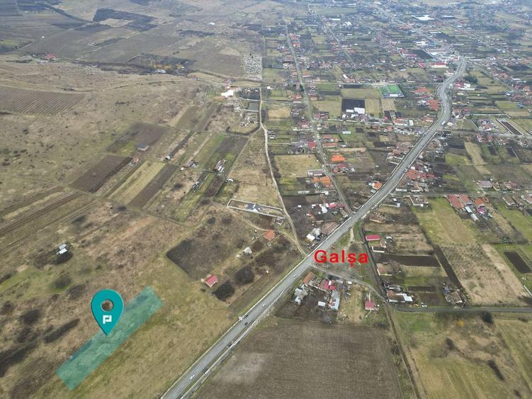 Teren Construcții intravilan de 1100 mp, în Galșa