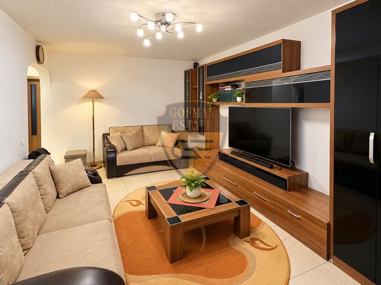 Apartament cu 3 camere decomandat, mobilat în CET