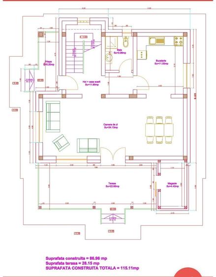 Casă cu 4 camere cu Teren 530 Mp în Brebu