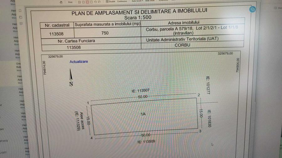 Teren Intravilan 750 mp Plaja Corbu, Jud. Constanta - 6