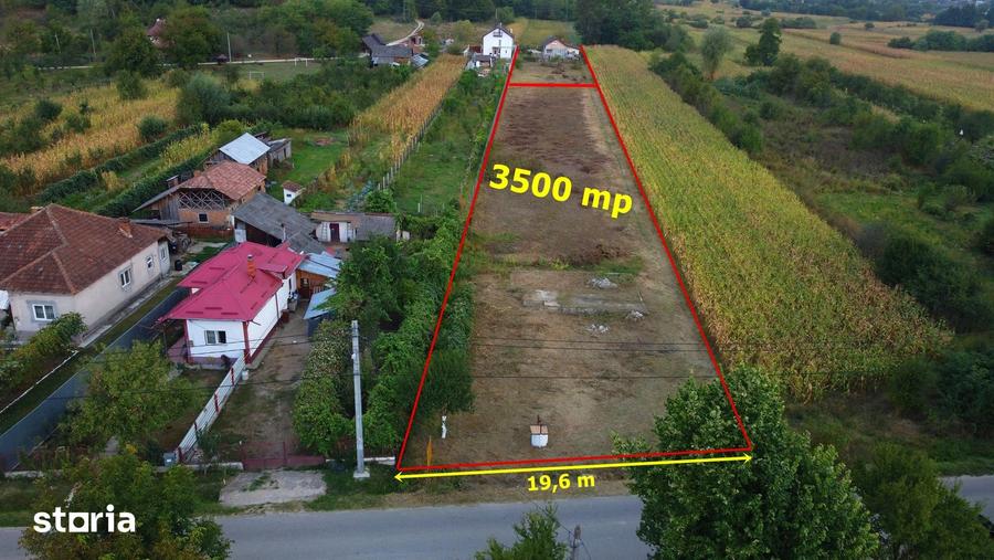 Teren de 3500 mp, în Băiculești