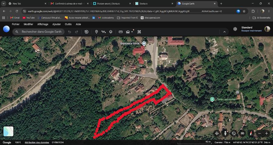 Teren Construcții intravilan de 3930 mp, în Ilovăț