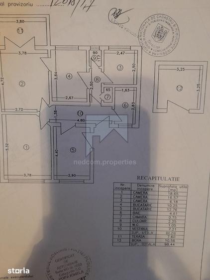 Apartament cu 3 camere decomandat în 13 Septembrie
