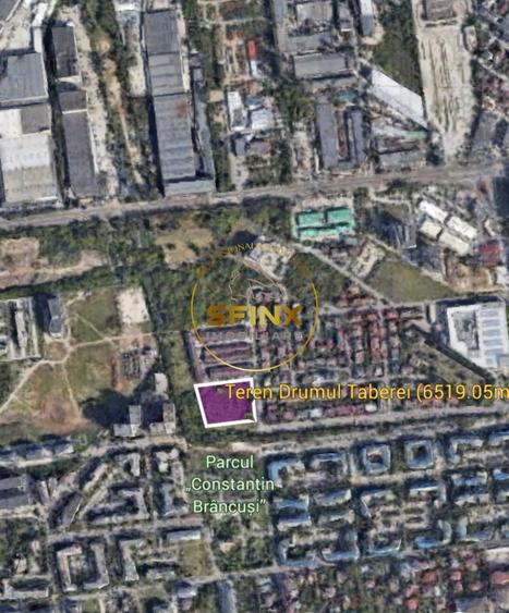 Teren Construcții intravilan de 6519 mp, în Drumul Taberei