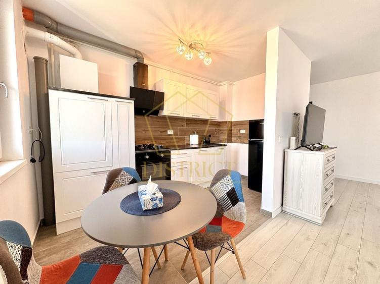Apartament cu 2 camere semidecomandat, mobilat în Moșnița Nouă