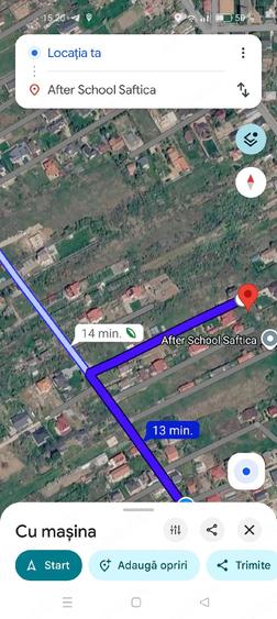 Teren de 500 mp, în Săftica