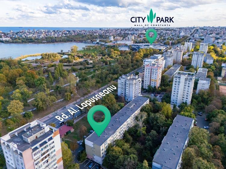 Apartament cu 2 camere semidecomandat, mobilat în Tomis Nord
