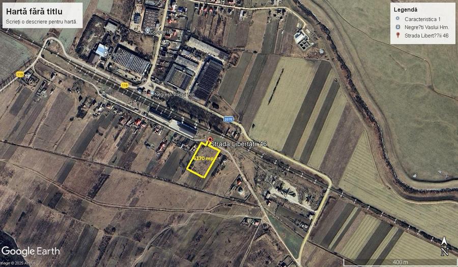 Teren Construcții intravilan de 6170 mp, în Negrești