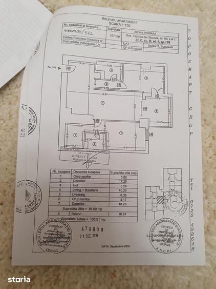Apartament cu 3 camere, mobilat în Pipera