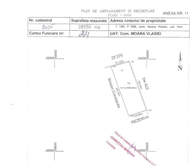 Vanzare teren 10.000 mp langa padure Moara Vlasiei - 3