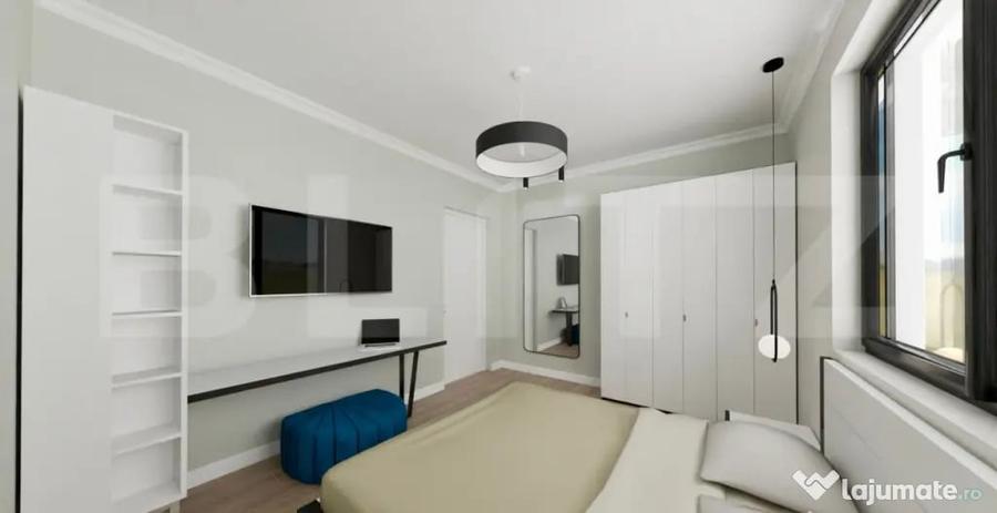 Apartament cu 3 camere decomandat în Central