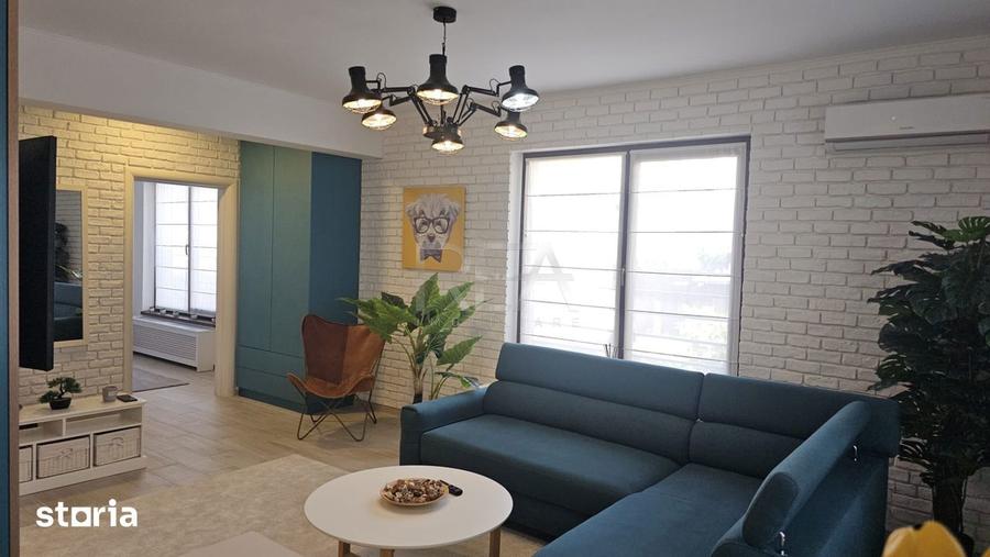 Apartament cu 2 camere, mobilat în Bucureștii Noi