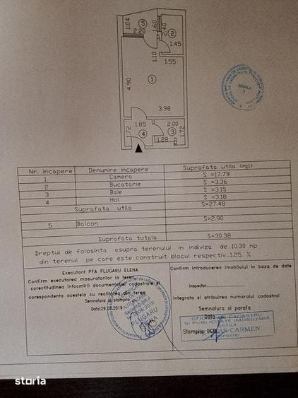 Garsoniera Pietatii-Sala Polivalenta -30 metri ! - 2