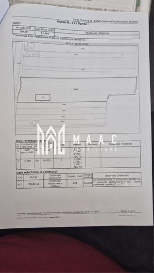Teren Construcții intravilan de 13000 mp, în Gura Văii