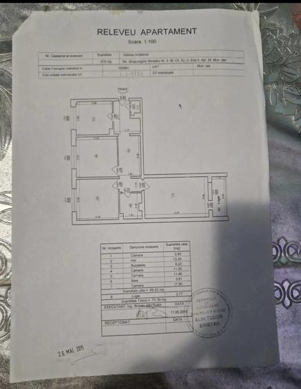 Apartament cu 3 camere decomandat în Gară